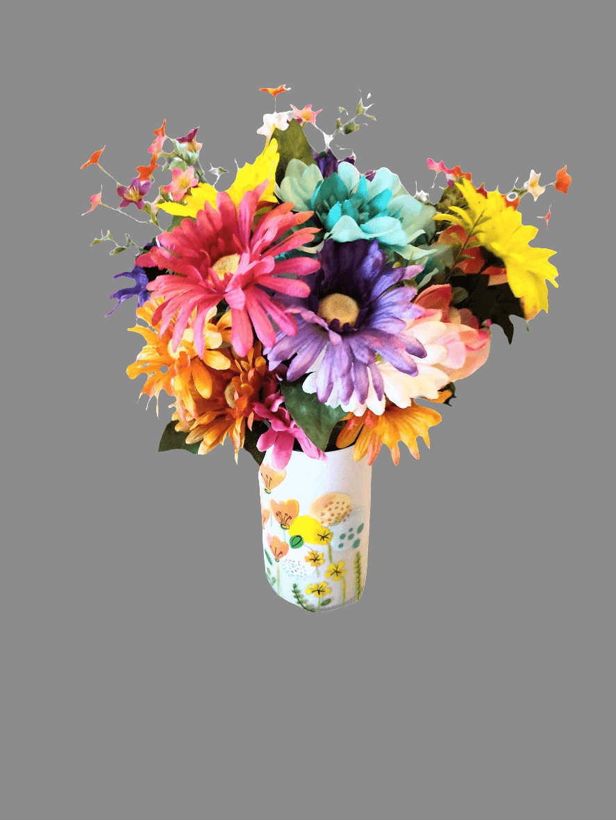 Colorful Daisies - Melissa's Creations